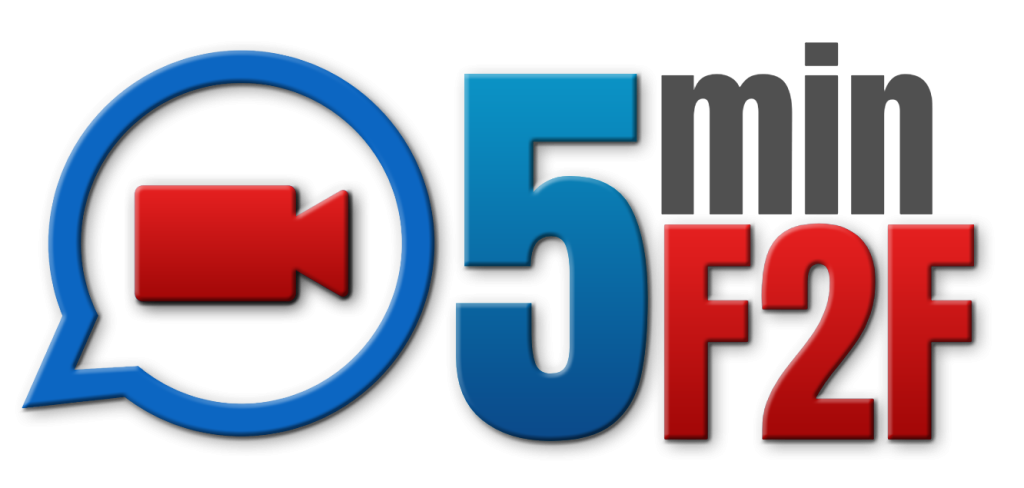 5minf2f logo - encourage and enable real, human connection everywhere
